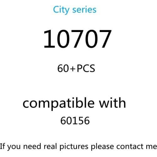 60PCS 10707 Building Block Toy City Series 60156 Assembled Building Block Childrens Toy Gifts
