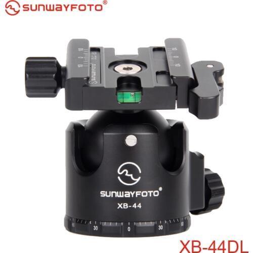SUNWAYFOTO XB-44DL Low-Profile Tripod Head for DSLR Camera Tripode Ballhead Professional Monopod Panoramic Tripod Ball Head