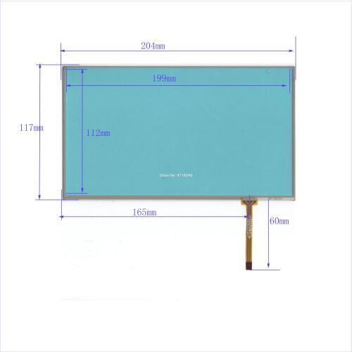 Wholesale 5PCS/LOT 204*117mm 9inch resistance screen 204mm*117mm for GPS CAR this is compatible