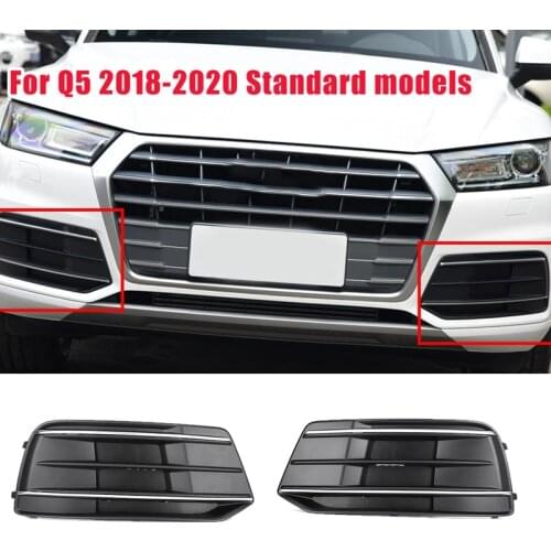 Driver Side Car Front Bumper Fog Light Lamp Grille Cover Trim for - Q5 SQ5 2018 2019 2020