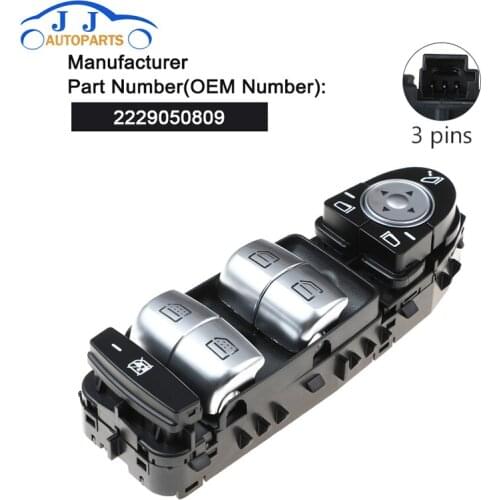 A2229050809 2229056800 For Mercedes-Benz C-Klasse W205 S205 C180 C200 C220 C250 C300 C400 C450 Front Door Window Switch