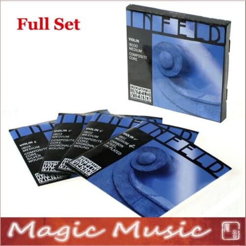 Free shipping! Full Set Thomastik Infeld-Blue IB100 Medium Violin Strings 4/4 Made in Austria Full Set Including G D A E Strings
