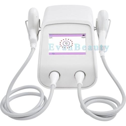 Portable 2 Handles Stretch Marks Removal Collagen Rebuilding Acne Removal Wrinkle Removal For Skin Treat Machine