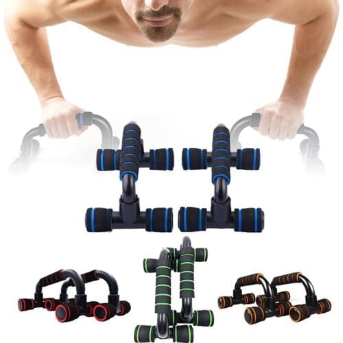 Push Up Bars 2PCS Strength Training Push up Handles with Foam Grip Detachable Non-Slip Home Workout Stand with Foam Base SAL99