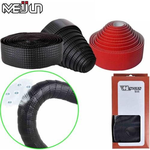 Cycling Handlebar Belt Road Bike Bicycle Cork Handlebar Tape Wrap with Bar Plugs Bike Tape