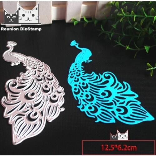 Reunion METAL CUTTING DIES Cut Die peacock Christmas Scrapbook Paper Craft Album Card Punch Art Cutter Punch Stencils