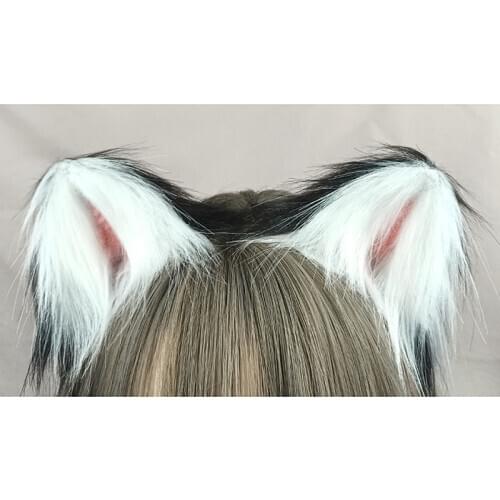 Animal ears hand made cos the cat ears hair band harajuku express kc fox ear lolita headdress hairpin