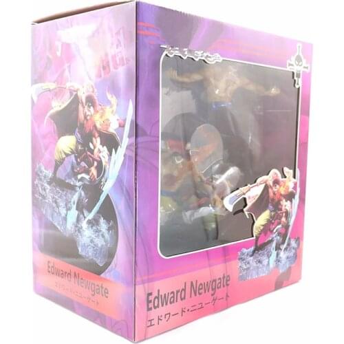 22cm Anime White Beard Edward Newgate PVC Action Figures One Piece Action Figure White Beard Vs Sakazuki Figurine Model Toy