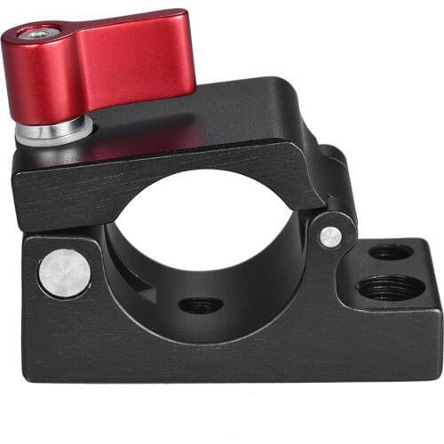 25mm Rod Clamp Holder Light Mount Stand Bracket with 1/4" 3/8" Screw Mounts for DJI Ronin-M/Ronin-MX for MOZA Lite 2