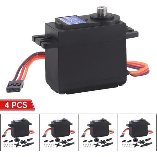 4pcs JX PS-5521MG 20KG Large Torque Metal Gear Standrd Analog Servo For RC Car Robot Plane