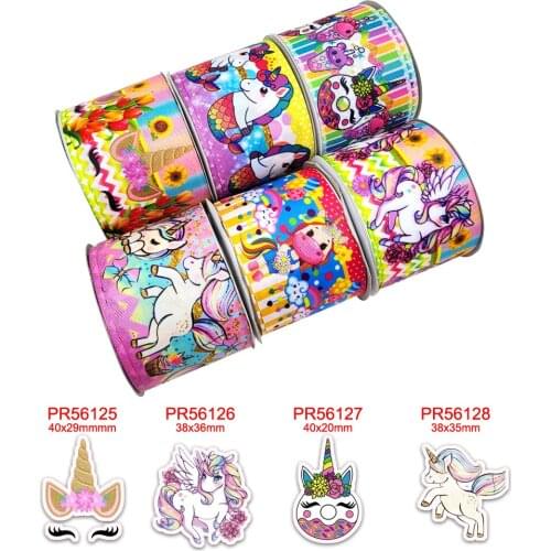 Free shipping characters printed grosgrain ribbon 44004