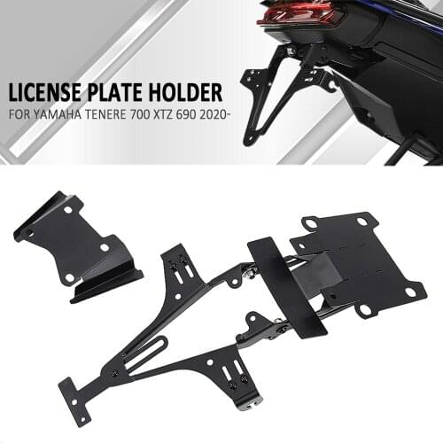 Motorcycle License Number Plate Holder For Yamaha Tenere 700 2020 2021