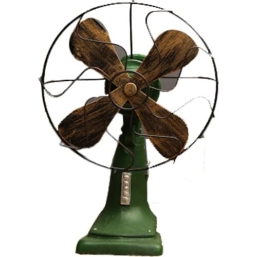 Electric Fan Modeling American Retro Accessories Clothing Store Shop Window Display Props TV Cabinet Decorations