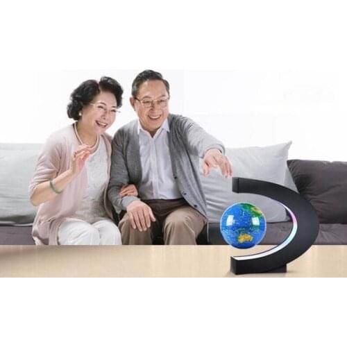 Floating Magnetic Levitation Globe LED World Map Antigravity Lamp Ball Light Home Decoration Desk Accessories Statue escultura