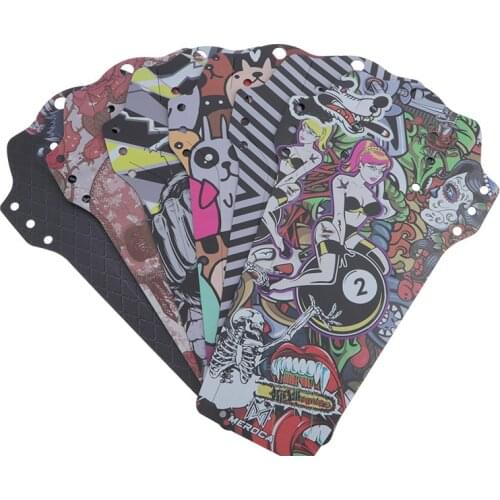 Mountain Bike Mudguard Personality Ultralight Rainguard Front-Rear Wheels Lengthened Mud-proof and Waterproof Short Mud Tiles