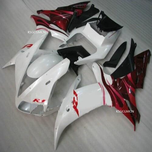 Red white Fairing Kit For Yamaha YZF R1 02-03 YZF-R1 2002-2003 parts Yamaha YZF1000 YZF R1 02 03 hot,sales