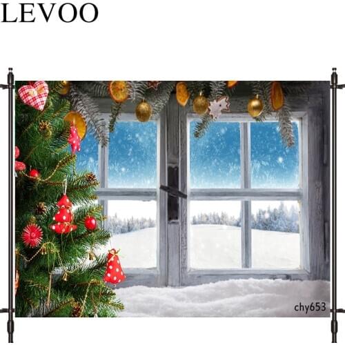 LEVOO Photographic Background Pine Gift Easter Eggs Christmas Window Background Photobooth Photo Studio Fabric Shoot