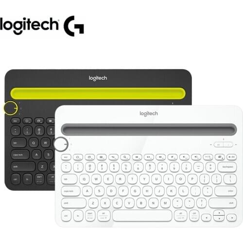 Logitech Original K480 Bluetooth Wireless Keyboard Multi-Device Keyboard for Laptop PC Computer Tablet Smartphone