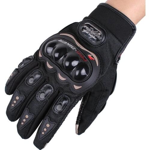Motorcycle Gloves Breathable Touchscreen Full Finger Guantes Moto for Outdoor Riding Dirt Bike Glove Sports with Protection Geer