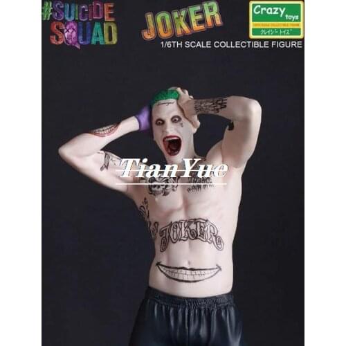 New Crazy Toy Suicide Squad The Joker Articulated Boxed 1/6 Action Figure Decoration 12 inches Children Birthday Gift