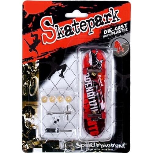 Alloy Stand Plastic Mini Finger Boards Mini Skate Finger Skateboard Kids Children Toys