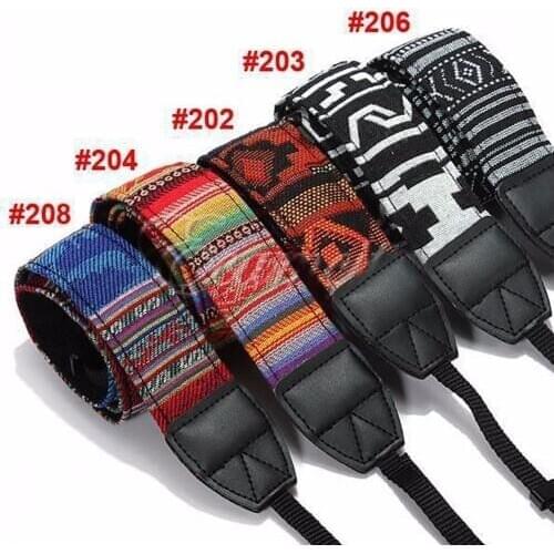 Camera Shoulder Neck Strap Vintage Style Canvas Camera Shoulder Neck Strap Belt for Nikon for Canon for Sony for DSLR Camera