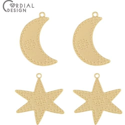 Cordial Design 50Pcs Jewelry Accessories/Pendant For Earrings/DIY Charms/Geometry Shape/Hand Made/Jewelry Findings & Components