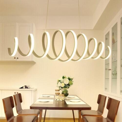 Modern led iron lustre pendente luminaria pendente light fixtures chandelier kitchen fixtures living room bedroom
