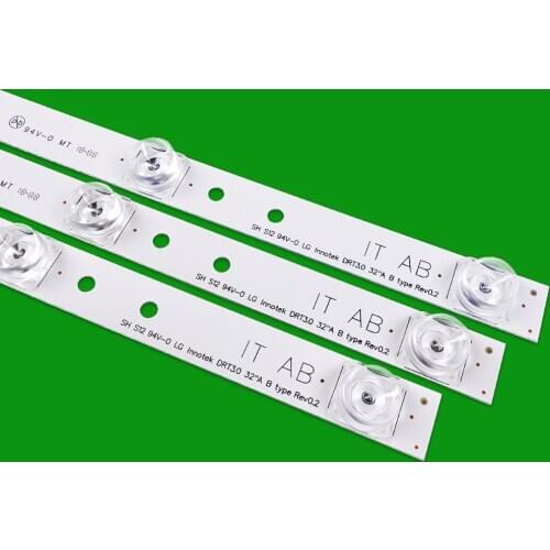3 PCS drt 3.0 32 inch A B LED backlight strip for LG TV 32LB5610 6916l-1974A 1975A 2224A 0419D innotek WOREE A B
