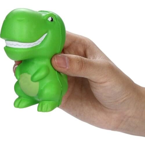 Squishies Decompression Green Dinosaur Toys Sweet Children Scented Slow Rising Squeeze Stress Reliever Toys