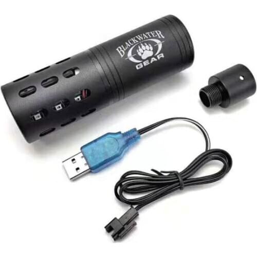 Tactical Paintball Airsoft HK416Sound Control Decorative Tube for JM 14mm Reverse Thread Tube/19mm Outer Barrels