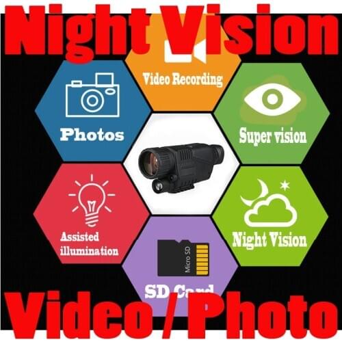 EAGLEEYE Tactical 5x 40 Digital Night Vision Digital Night Vision Telescope High Magnification with Video Output gz27-0012