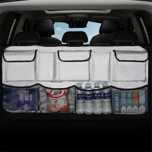 Universal Car Seat Back Organizer Multi-Pocket Storage Bag Tablet Holder Automobiles Interior Accessory Stowing Tidying