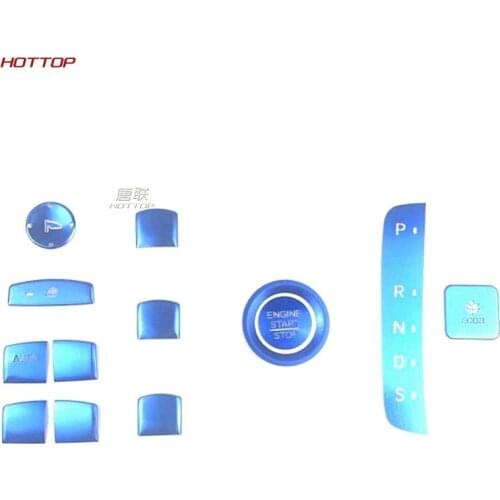 For Honda Fit 2021 Fourth-Generation Gr9 Interior Button One-Click Start Decorative Sequins Modified Ignition Ring Decoration