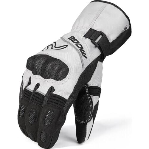 Winter Men Motorcycle Warm Gloves Waterproof Reflective Motorbike Racing Bike Riding Drop-proof Anti-slip Gloves