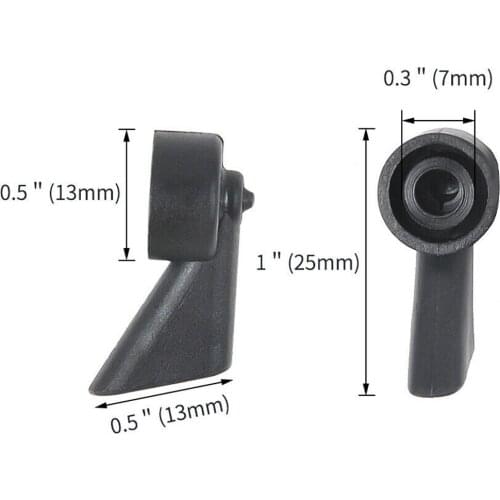 Windshield Wiper Spray Jets Washer Nozzles 2X Rear Wiper Washer For Audi A1 A3 A4 Q7 8E9955985 Auto Car Accessories 1PC