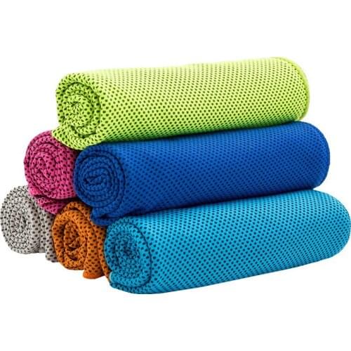 100*30cm Sports Cooling Towel Yoga Wipe Sweat Towels Body Building Workout Gym Towel Quick-Dry Beach Towel Quick Drying Towel