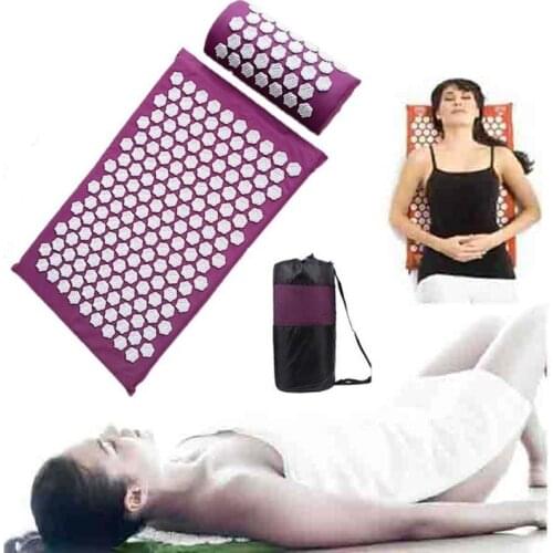 Acupressure mat Massager Cushion Massage Mat Acupressure Relieve Back Body Pain Spike Mat Acupuncture Massage Yoga Mat Pillow