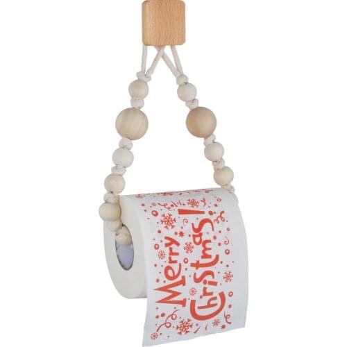 HOT Toilet Paper Roll Holder Cotton Hemp RopeRetro Wall-mounted Tissue Towel Rack for Home Decoration Paper Towel Stand Bathroom