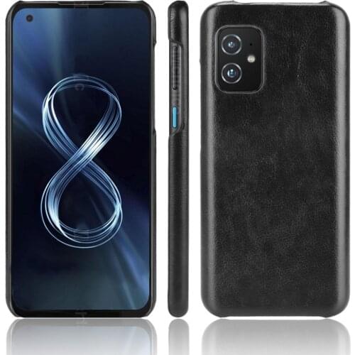 For ASUS Zenfone 8, Phone Case Luxury Shockproof Classic Hybrid PU Leather Hard Case Cover