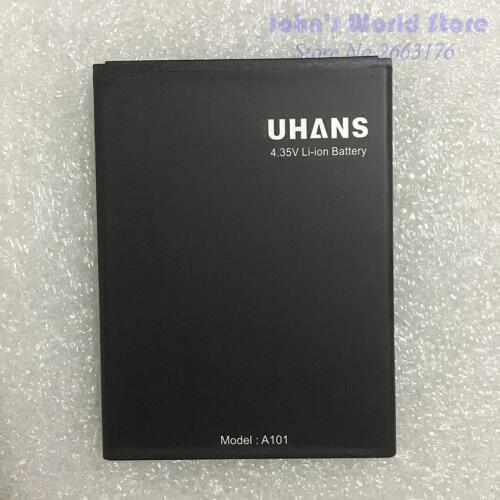 For UHANS A101 A101S 2450mAh UHANS Mobile Phone 100% New Battery Smartphone Replacement Battery
