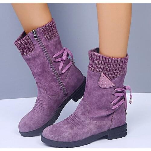 DUKLUCAK Women's High Boots