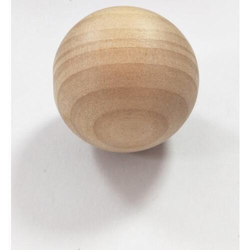 Missxiang 60MM DIY Ball Round Spacer Wood Beads Eco-Friendly Natural Wood Jewelry Wooden Beads Jewelry Making toys for children