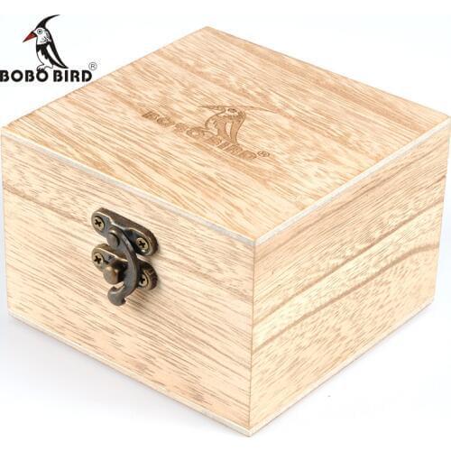 BOBO BIRD Square Wooden Boxes for Watches as gift box