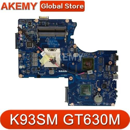 PBL80 LA-7441P REV:2.0 Laptop motherboard for ASUS K93SV K93SM K93S K93 Test original mainboard GT630M