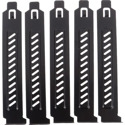 New 5 Pieces PCI Slot Cover / PCI Slot Dust Cover Filter Blanking Board Cooling Fan Dust Filter Ventilation PC Computer Case