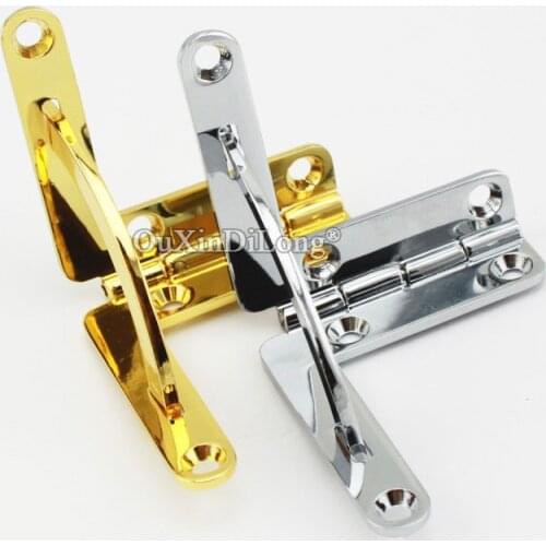 Stunning 50PCS 41X44mmX90° Zinc Alloy Quadrant Hinges Jewelry Gift Box Wooden Boxes Cigar Tea Box Cases Hinges w Screws