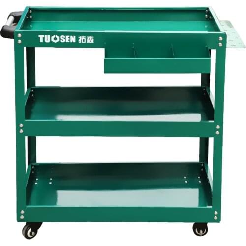Hardware Tool Trolley, Auto Repair Parts Cart, Warehouse Distribution Tool Cart, Handling Pulling Goods, Three-layer Tool Cart