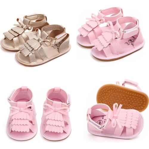 Lovely Baby Girl Bow Decor Princess Shoes Toddler Casual Tassels Shoes For Infant