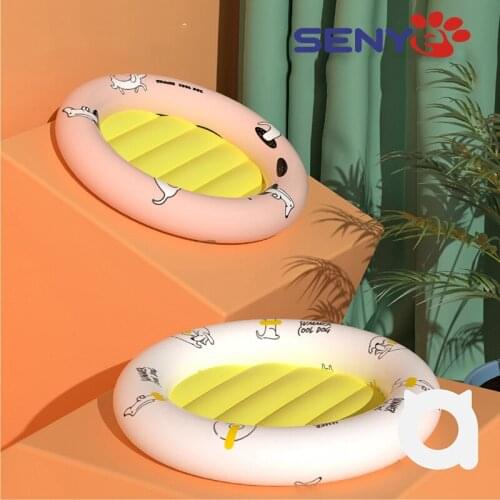 Breathable High Quality Ice Silk Cool Nest Summer Deep Sleep Cooling Dog Mat Cat Nest Non-slip Base Pet Supplies